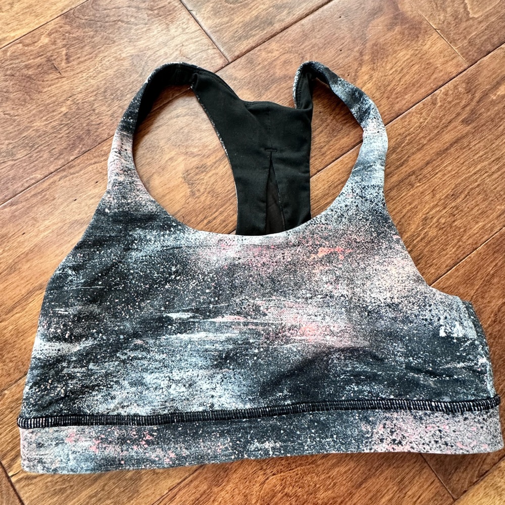 LuLuLemon sports bra - Galaxy print